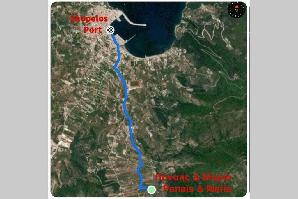 Παναής & Μαρία / Panais & Maria Villa Bandar Skopelos Luaran gambar